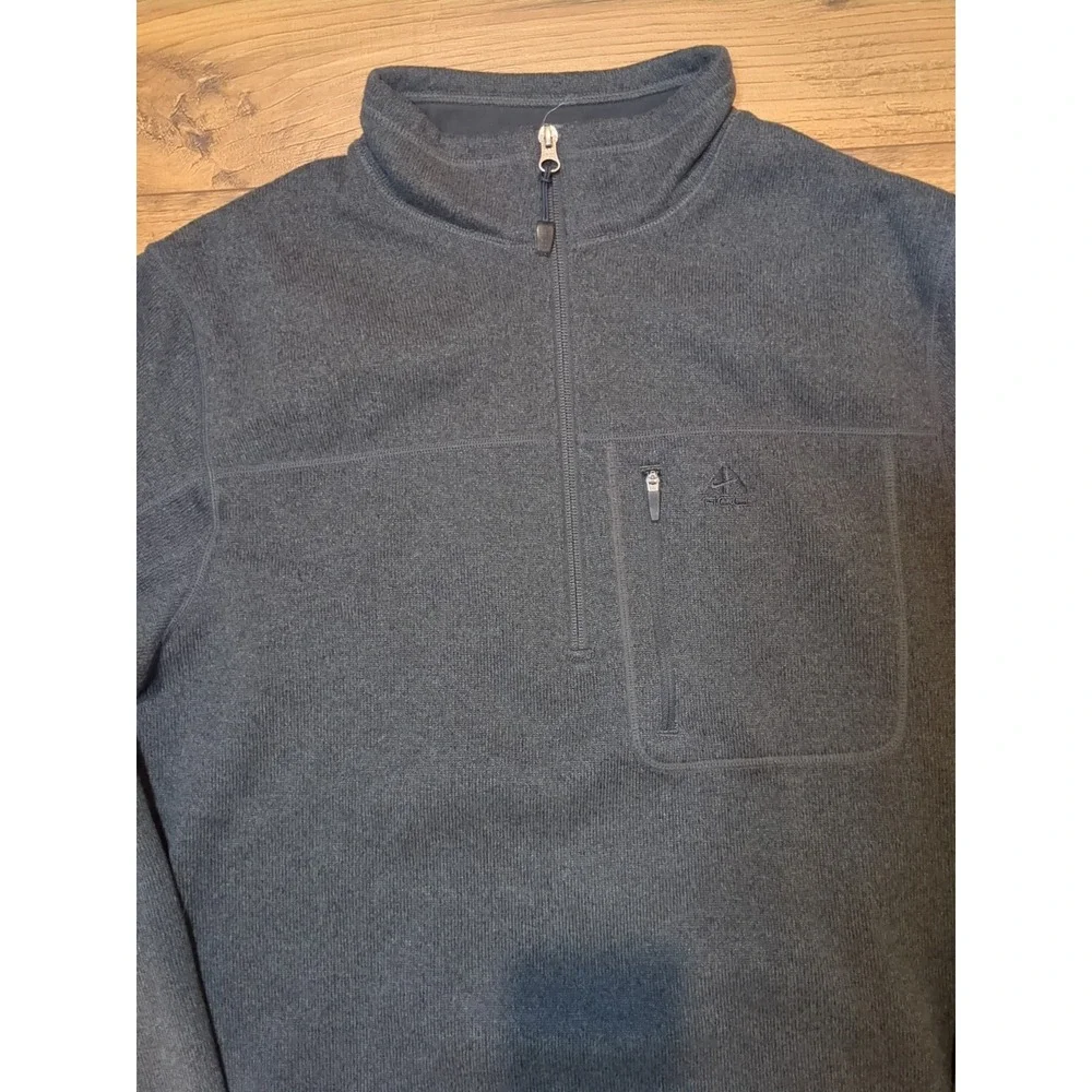 Vintage Nike Mens L  Gray ACG Quarter Zip Fleece Pullover‎